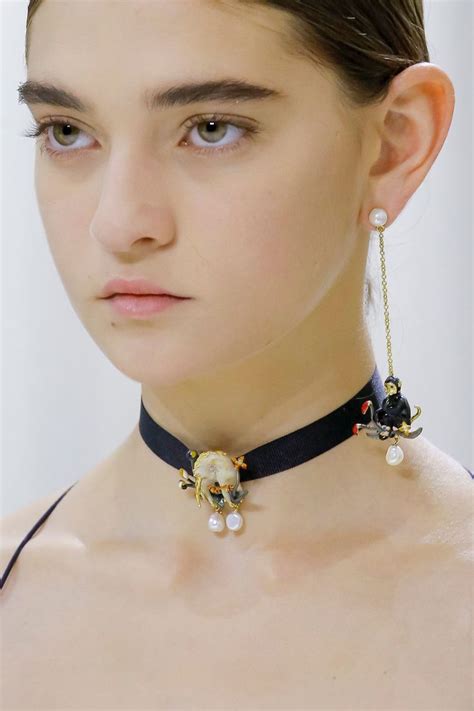 dior fall 2018 custome jewelry|christian Dior collars.